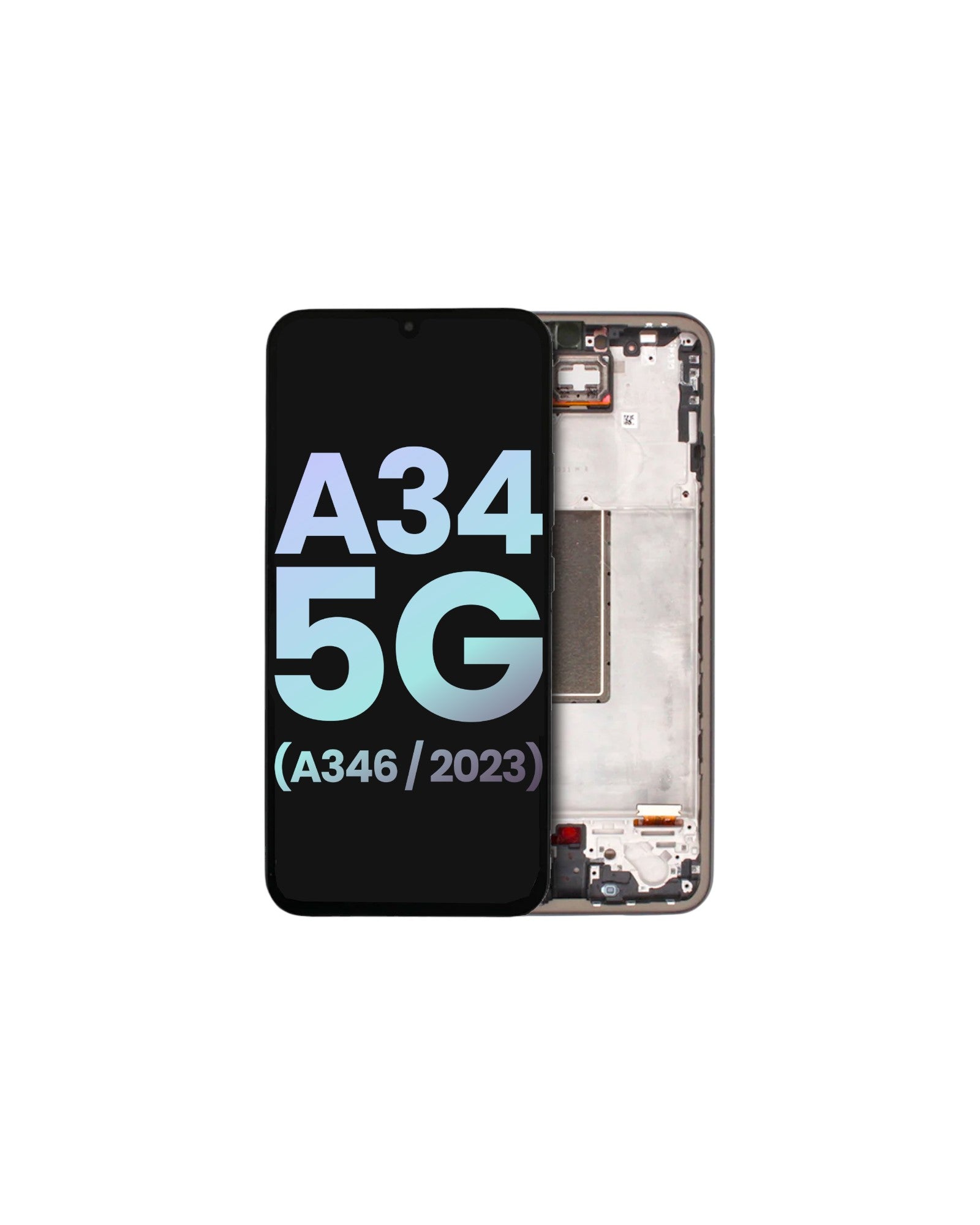 LCD With Digitiser & Frame For Galaxy A34 5G (A346 / 2023) OLED
